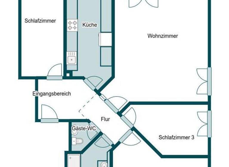 Wohnung zum Kauf 299.000 € 4 Zimmer 102,1 m² 1. Geschoss Geislingen Geislingen an der Steige 73312