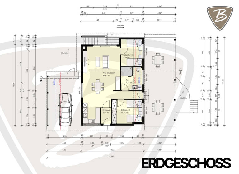 Sonstiges zum Kauf provisionsfrei 259.000 € 2,5 Zimmer 100,9 m² 803 m² Grundstück Schemde Steinfeld 49439