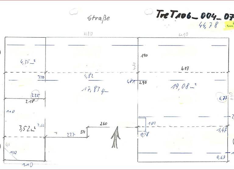 Wohnung zur Miete 552 € 4 Zimmer 84,7 m² Geschoss EG/4 frei ab sofort Teucherner Straße 107 Trebnitz Teuchern 06682