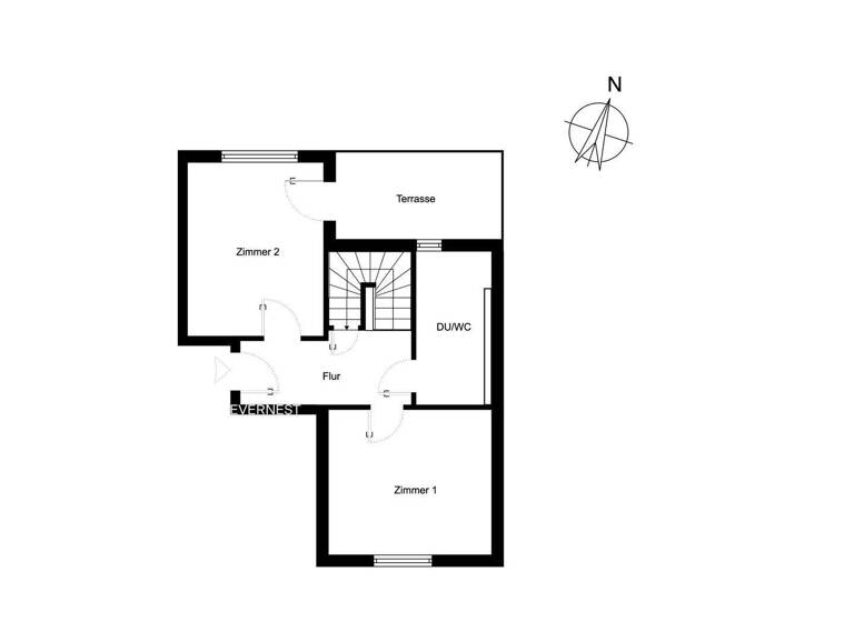 Maisonette zum Kauf 520.000 € 3 Zimmer 89 m² 2. Geschoss Wandsbek Hamburg 22047