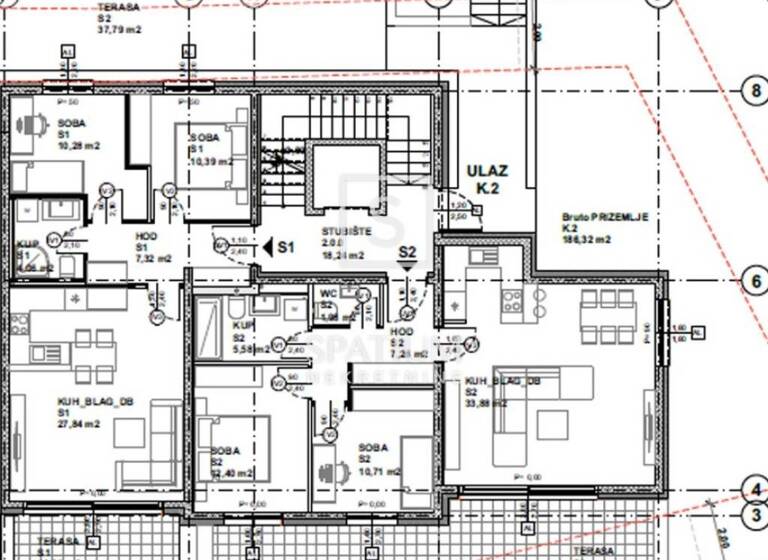 Wohnung zum Kauf 446.000 € 3 Zimmer 81 m² EG Marceljeva Draga, Rijeka Turan - Kantrida - Costabella