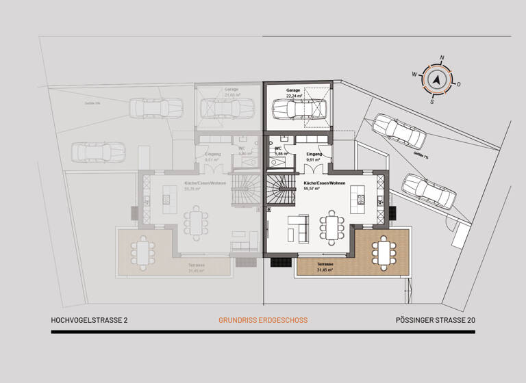 Einfamilienhaus zum Kauf provisionsfrei 1.598.000 € 6 Zimmer 231 m²<br/>Wohnfläche 321 m²<br/>Grundstück Pössinger Straße 20 Stadtgebiet Landsberg am Lech 86899