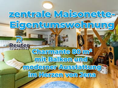 Maisonette zum Kauf 300.000 € 3 Zimmer 80,7 m² 3. Geschoss frei ab 01.01.2026 Jena 07743