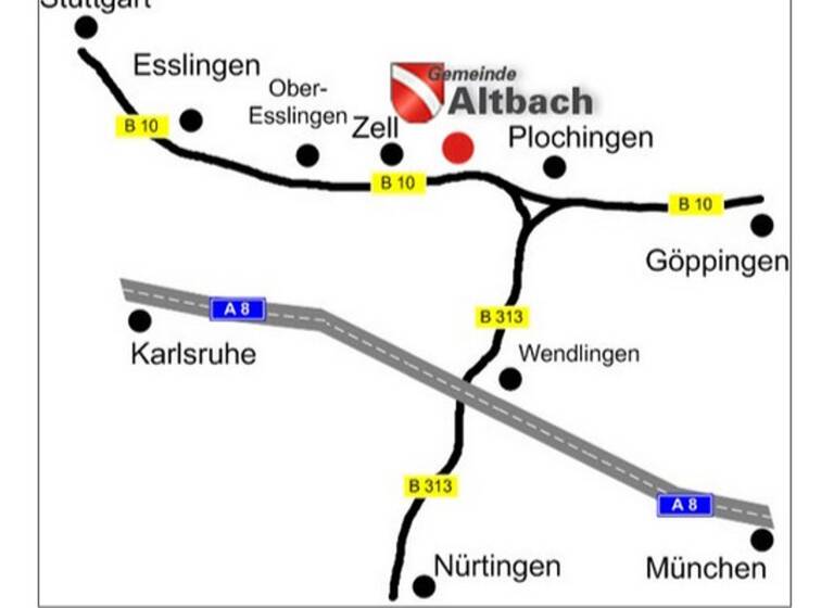 WG-Zimmer zur Miete Wohnen auf Zeit 550 € 14 m²<br/>Wohnfläche 01.07.2025<br/>Verfügbarkeit Schillerstrasse 0 Altbach (Esslingen) 73776
