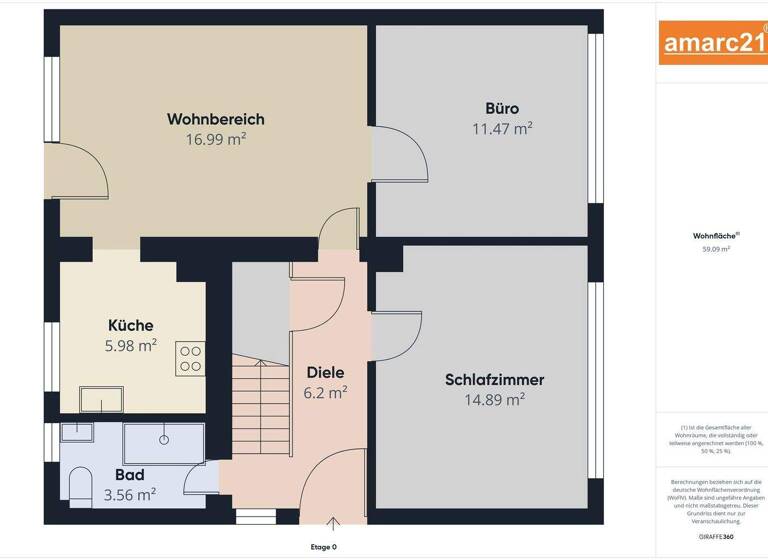 Doppelhaushälfte zum Kauf 329.000 € 6 Zimmer 120 m² 412 m² Grundstück Am Wehebach 18 Langerwehe 52379