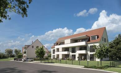 Wohnung zum Kauf - Erstbezug provisionsfrei 443.000 € 3 Zimmer 94,5 m² 1. Geschoss frei ab sofort Am Alten Forsthaus 20 Pyrbaum Pyrbaum 90602
