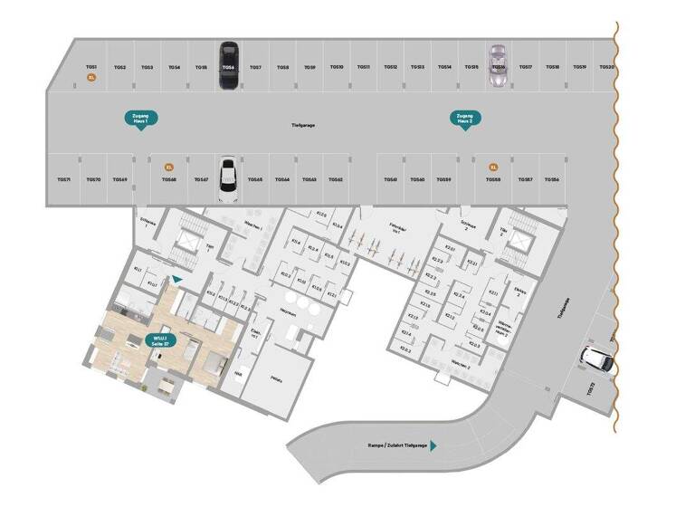 Wohnung zum Kauf - Erstbezug provisionsfrei 346.900 € 2 Zimmer 62 m² 1. Geschoss Die Landwehr 3a Niederdorfelden 61138