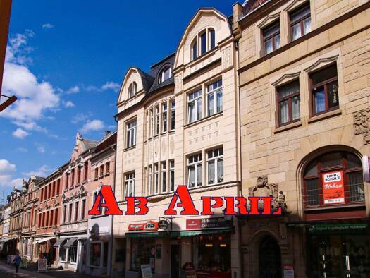 Wohnung zur Miete 550 € 4 Zimmer 120,8 m² 1. Geschoss Brückenstraße 10-12 Greiz 07973