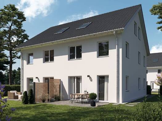 Doppelhaushälfte zum Kauf provisionsfrei 495.800 € 4 Zimmer 110 m² 270 m² Grundstück Olzreute Bad Schussenried 88427