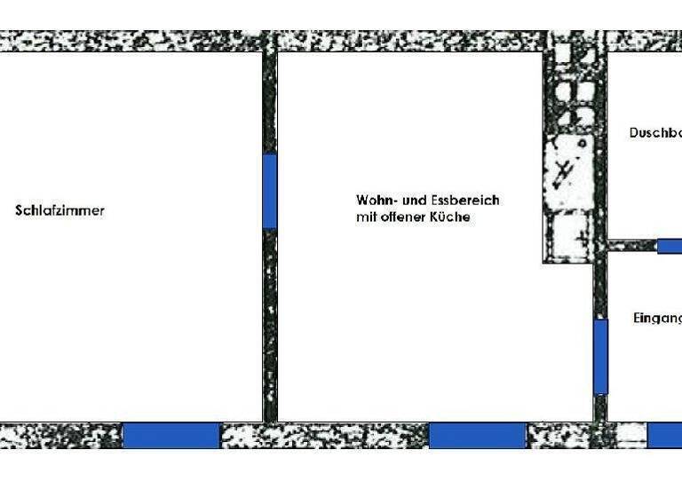 Wohnung zur Miete 900 € 1,5 Zimmer 32 m² EG frei ab 01.04.2026 Innenstadt Augsburg 86153