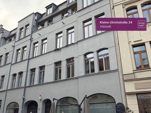 Wohnung zur Miete 450 € 1 Zimmer 30 m² 1. Geschoss frei ab sofort Kleine Ulrichstraße 24b Altstadt Halle (Saale) 06108