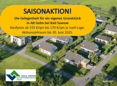 Grundstück zum Kauf provisionsfrei 104.315 € 673 m² Grundstück Am Lindenweg Alt Golm Rietz-Neuendorf 15848
