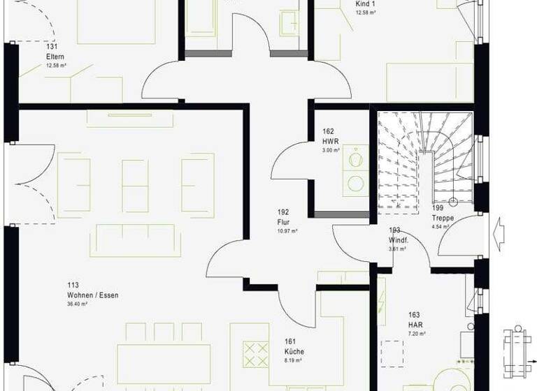 Mehrfamilienhaus zum Kauf provisionsfrei 581.399 € 3,5 Zimmer 209,8 m² 640 m² Grundstück Hausgereut Rheinau 77866