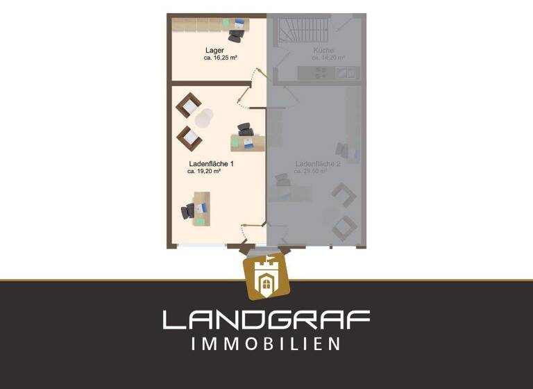 Büro zur Miete 6 € 3 Zimmer 36 m² Bürofläche Harpstedt 27243