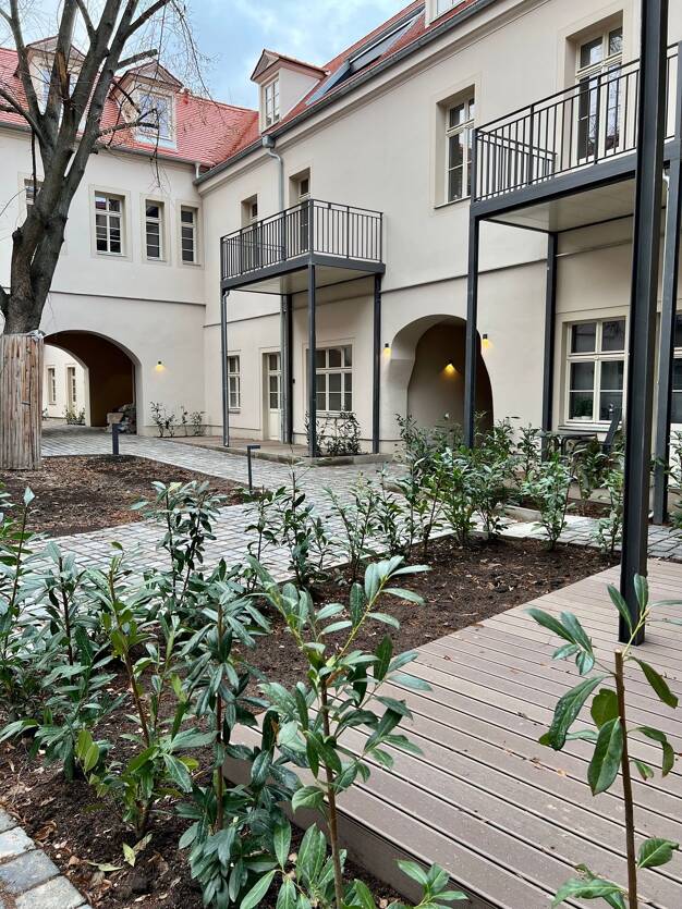 Wohnung zur Miete 1.220 € 2 Zimmer 124,2 m² EG frei ab sofort Kleine Klausstraße 16 Altstadt Halle (Saale) 06108