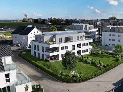 Wohnung zum Kauf - Neubau provisionsfrei 475.500 € 4 Zimmer 105 m² EG Hopfenweg Gaisbach Künzelsau 74653