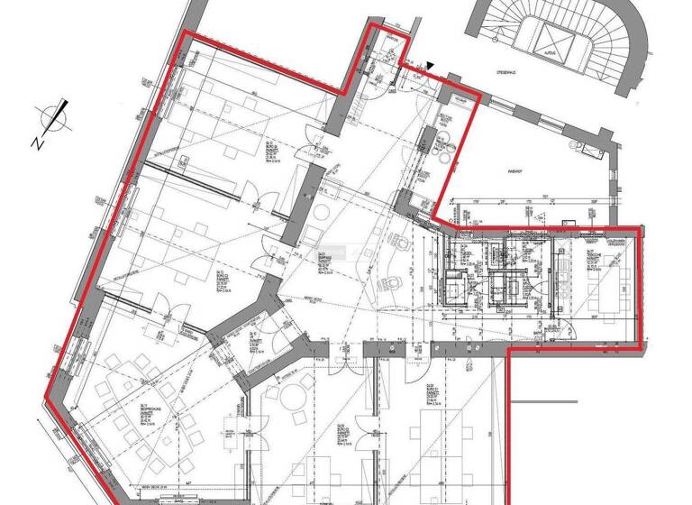 Bürofläche zur Miete provisionsfrei 5.680 € 5 Zimmer 237 m² Bürofläche Rechte Wienzeile Wien 1040