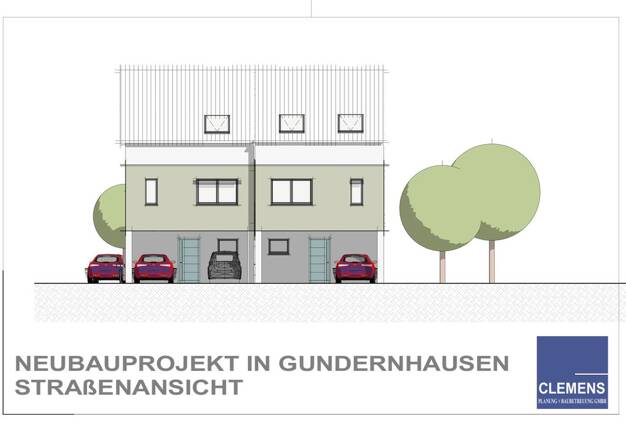 Doppelhaushälfte zum Kauf - Erstbezug provisionsfrei 493.000 € 5 Zimmer 112 m² 120 m² Grundstück frei ab 01.06.2026 Rathausstraße 1 Gundernhausen Rossdorf - Gundernhausen 64380