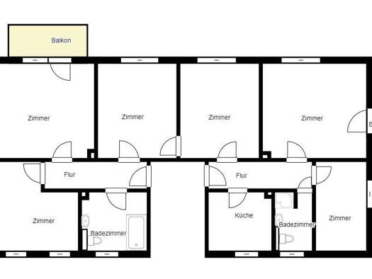Wohnung zur Miete 750 € 6 Zimmer 110 m² frei ab sofort Im Sohl 18 Langelsheim Langelsheim 38685