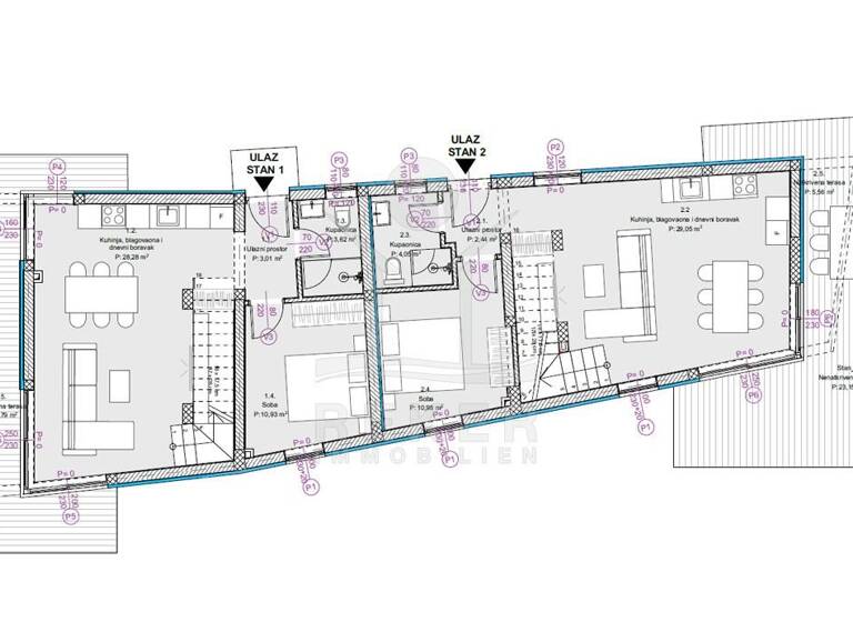 Doppelhaushälfte zum Kauf - Erstbezug 467.880 € 4 Zimmer 111,4 m² 135,7 m² Grundstück Zaboric 22000
