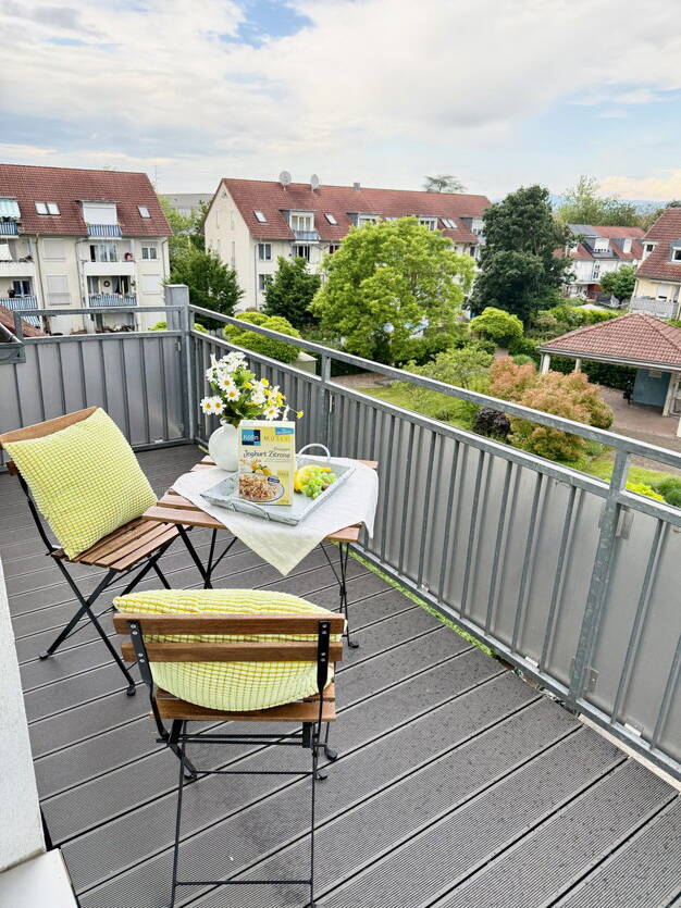 Wohnung zur Miete 1.100 € 3 Zimmer 70 m² 3. Geschoss Haltingen Weil am Rhein 79576