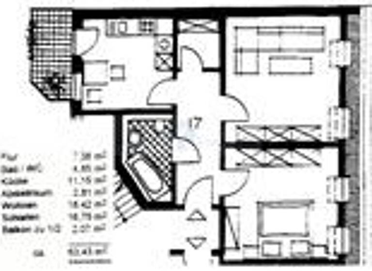 Wohnung zum Kauf 175.000 € 2 Zimmer 63 m² Möckern Leipzig / Möckern 04159