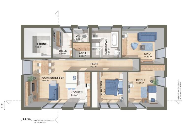 Bungalow zum Kauf 490.000 € 4 Zimmer 110,5 m² 525 m² Grundstück Storkow 15859