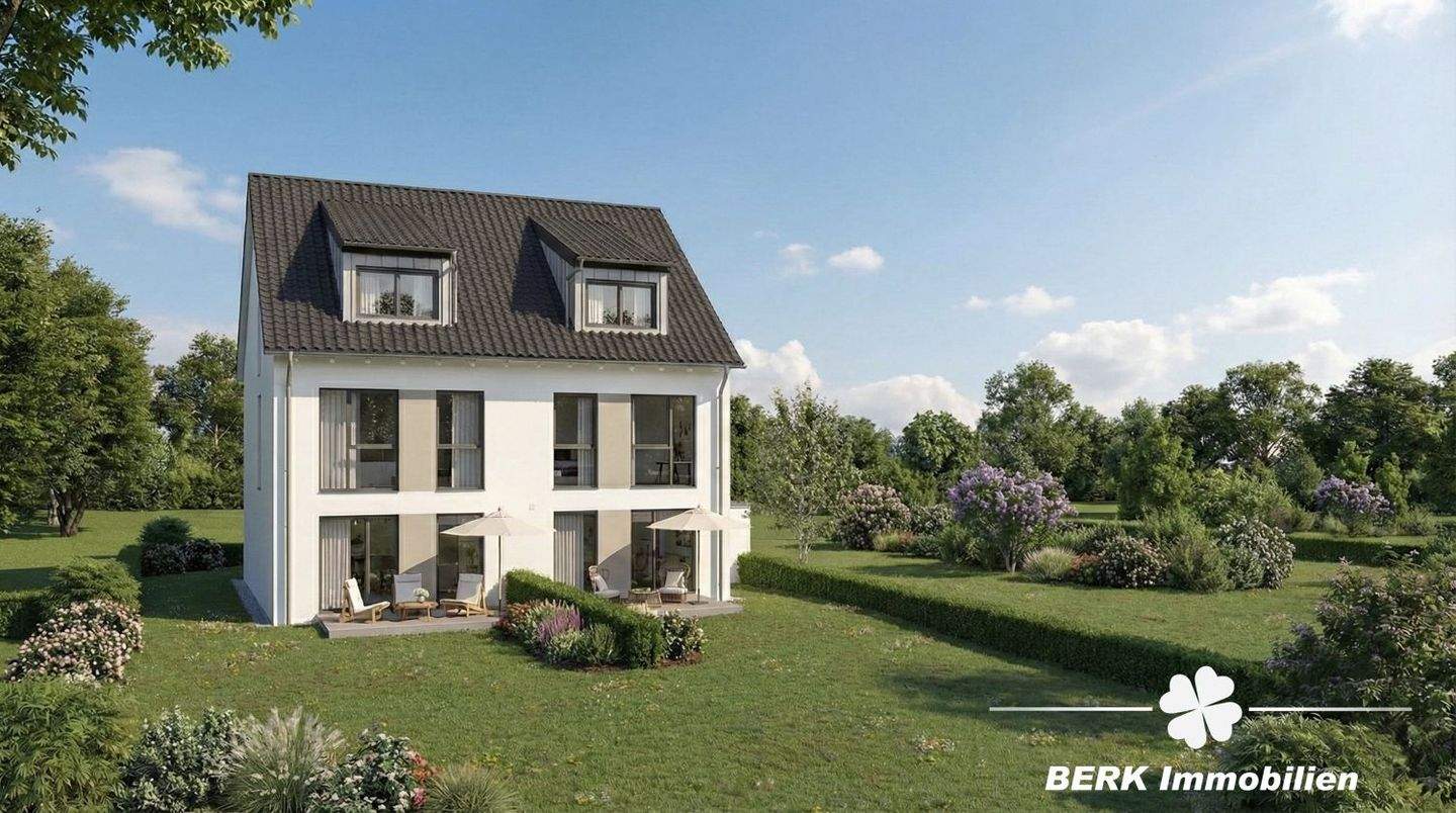 Immobilie in Sailauf - BERK Immobilien - moderne Neubau-Doppelhaushälfte in Sailauf. Ideal für Familien, mit förderfähigem KfW40-Standard - Bild 1