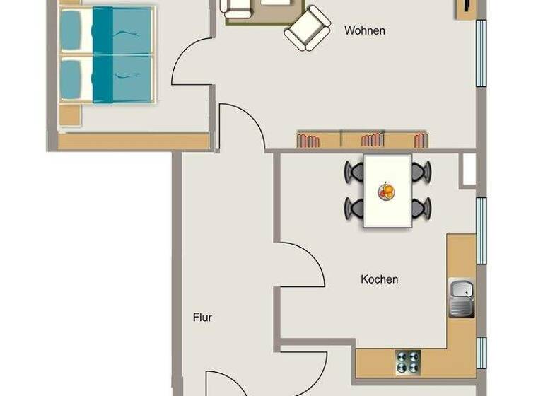 Wohnung zur Miete nur mit Wohnberechtigungsschein 235 € 1,5 Zimmer 41,2 m² 1. Geschoss Sterkrader Straße 40 Obermarxloh Duisburg 47166