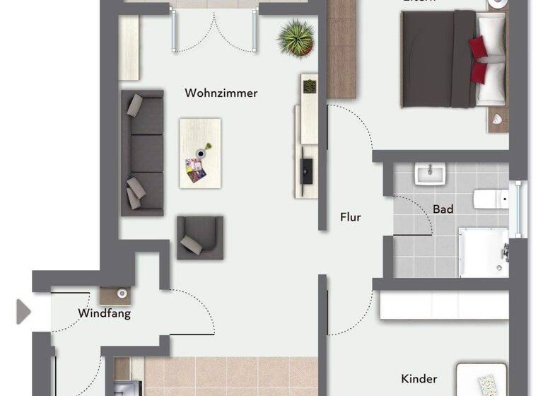Wohnung zur Miete 700 € 3 Zimmer 79,3 m² frei ab sofort Parsberg 92331