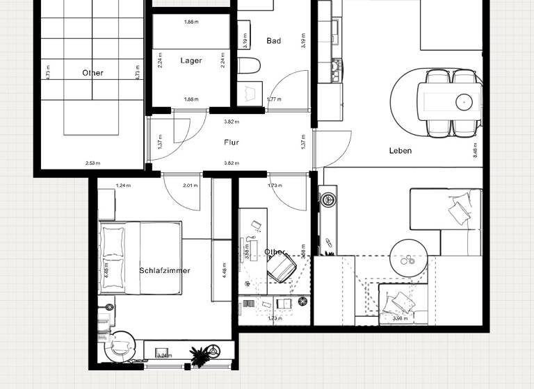 Wohnung zum Kauf provisionsfrei 299.000 € 2,5 Zimmer 61 m² 3. Geschoss frei ab 01.07.2026 Kleiststraße 41 Ingolstadt 85055