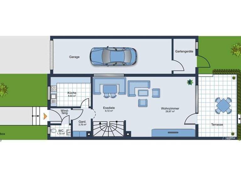 Doppelhaushälfte zum Kauf 750.000 € 3 Zimmer 165,6 m² 293 m² Grundstück Schwabing-Freimann München / Freimann 80939