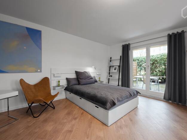 Studio zur Miete Wohnen auf Zeit 900 € 1 Zimmer 44 m² frei ab 01.08.2026 Burghausen-Rückmarsdorf Leipzig 04178