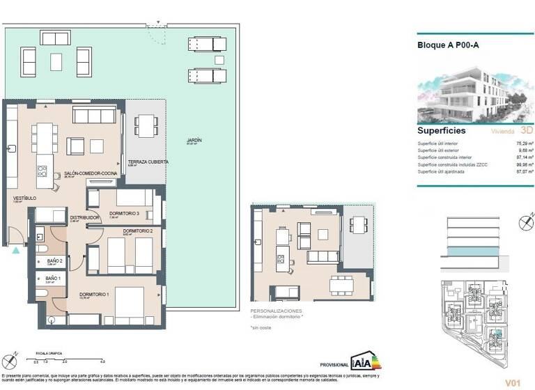Wohnung zum Kauf provisionsfrei 516.900 € 4 Zimmer 99 m² Avenida Avenida de Barcelona Benicassim 12560