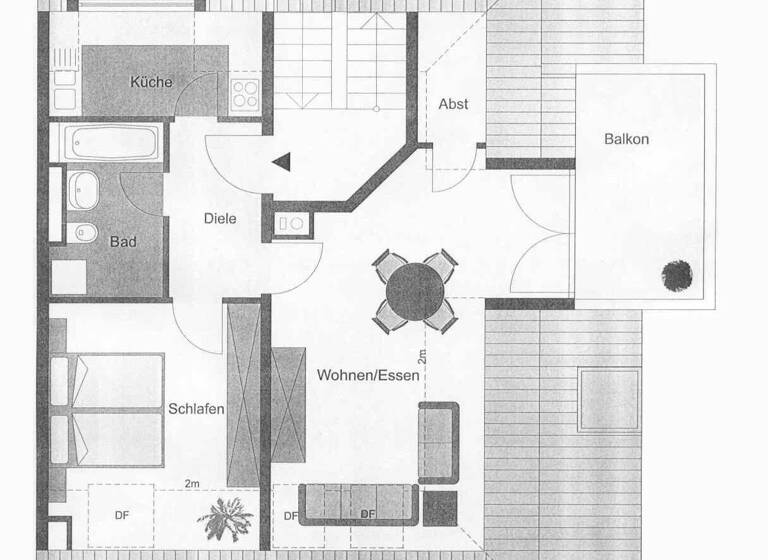 Wohnung zum Kauf 133.000 € 2 Zimmer 60 m²<br/>Wohnfläche Dachgeschoss, 3.<br/>Geschoss Wiederitzsch Leipzig 04158
