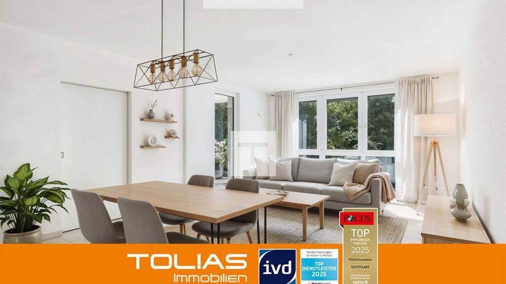 Wohnung zum Kauf 498.000 € 4 Zimmer 113,2 m² 2. Geschoss Musberg Leinfelden-Echterdingen 70771