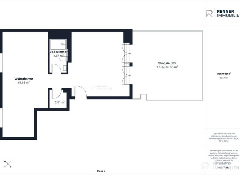 Penthouse zum Kauf 795.000 € 2 Zimmer 134,5 m² 4. Geschoss Seeleinsbühl Nürnberg 90429