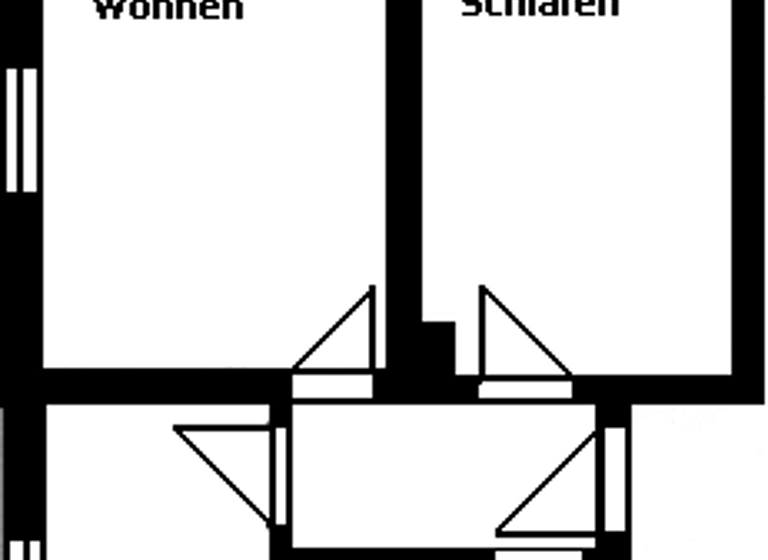 Wohnung zur Miete 370 € 2 Zimmer 51,1 m² 2. Geschoss Emil-Schemmel-Straße 5 Heidenau 01809