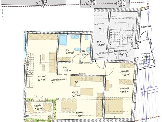 Maisonette zur Miete 1.300 € 3 Zimmer 139,3 m² 2. Geschoss Berching 92334