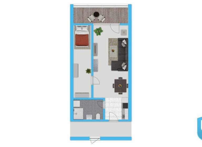 Wohnung zum Kauf 140.000 € 1,5 Zimmer 39,3 m² 2. Geschoss Holm Schönberg (Holstein) 24217