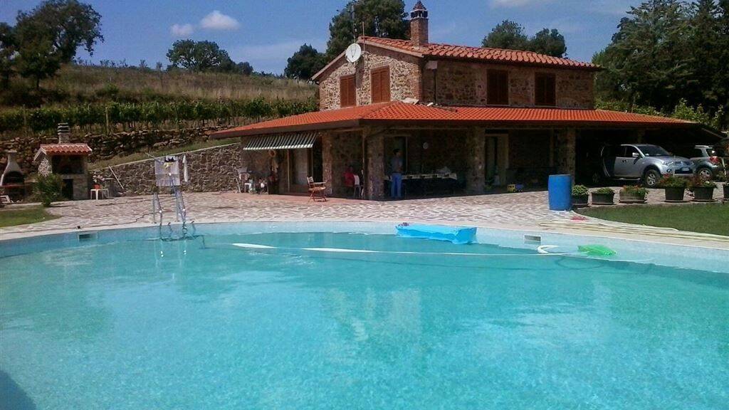Villa zum Kauf 1.240.000 € 6 Zimmer 150 m² 15.000 m² Grundstück frei ab sofort Toskana Villa Clesti, Meerblick, Olivenhain Massa Marittima 58024