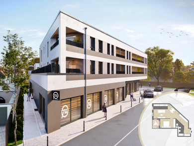 Wohnung zum Kauf - Erstbezug provisionsfrei 345.000 € 2 Zimmer 61,4 m² Dachgeschoss, 2. Geschoss frei ab sofort Im Nex 5 Hattersheim Hattersheim 65795