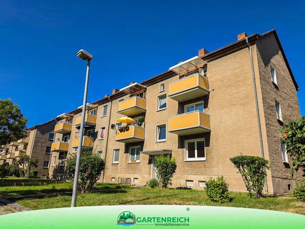 Wohnung zur Miete 338 € 3 Zimmer 60,3 m² 2. Geschoss Clara-Zetkin-Straße 21 B Roßlau Dessau-Roßlau 06862