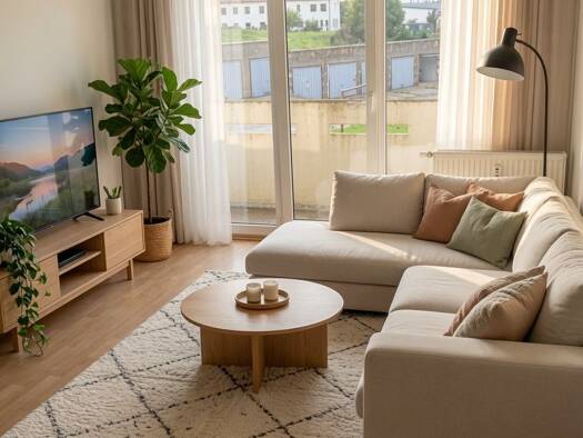 Wohnung zur Miete 280 € 2 Zimmer 48 m² 1. Geschoss Am Drossener Weg 13 Nauendorf Großenstein 07580