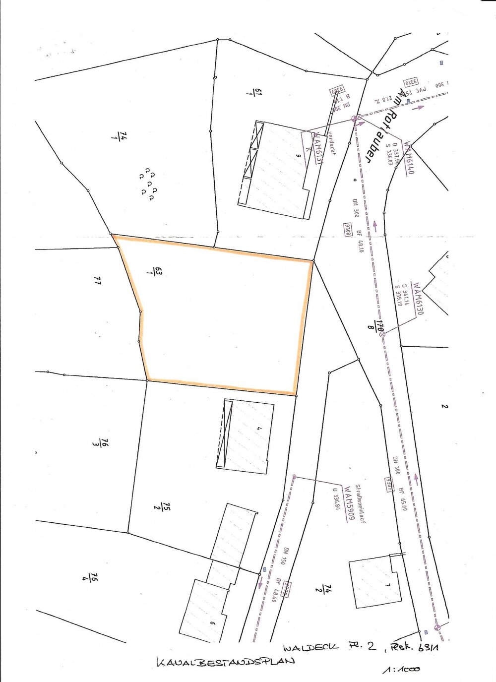 Grundstück zum Kauf 59.000 € 1.152 m²<br/>Grundstück Waldeck Waldeck 34513