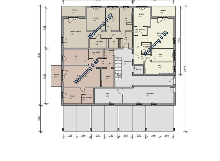 Wohnung zum Kauf - Erstbezug 310.930 € 3 Zimmer 83,5 m² Kaiserkamp 19 Niedersickte Sickte 38173
