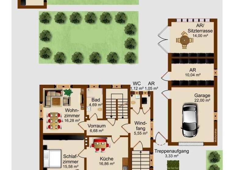 Einfamilienhaus zum Kauf 249.500 € 5 Zimmer 135 m² 497 m² Grundstück Rosengasse Deutsch Kaltenbrunn 7572