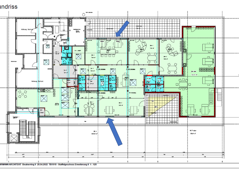 Medizinisches Gebäude zur Miete provisionsfrei 4.139 € 6 Zimmer 344,9 m² Bürofläche Beutnerring 9 Marmstorf Hamburg 21077