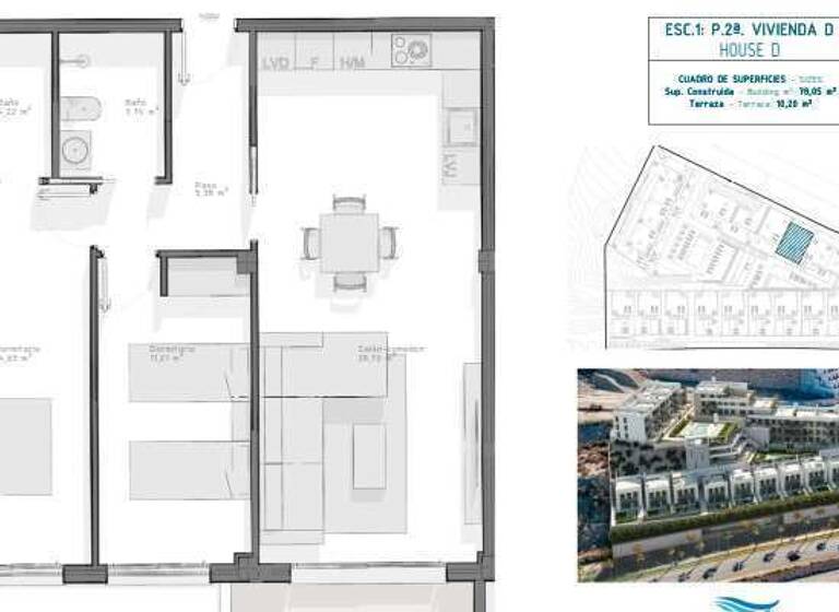 Wohnung zum Kauf provisionsfrei 267.000 € 4 Zimmer 110 m² 1. Geschoss Águilas 30880