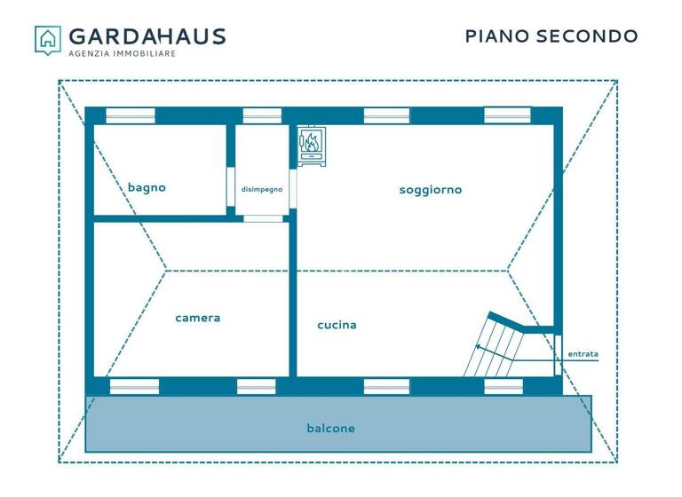 Penthouse zum Kauf 355.000 € 2 Zimmer 46,2 m² 2. Geschoss frei ab sofort Località S.Giacomo Riva del Garda 38066
